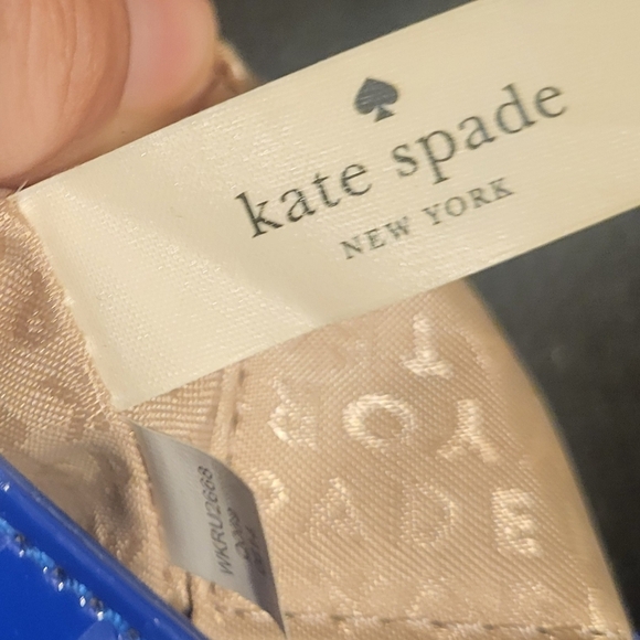 KATE SPADE Emerald Ave Amy Royal Blue Crossbody Patent Leather Bag - Picture 8 of 13